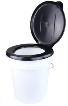 Toilet seat for bucket top image